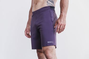 Nobull Lightweight 9" Men's Shorts Dark Purple | Australia (CU8120)